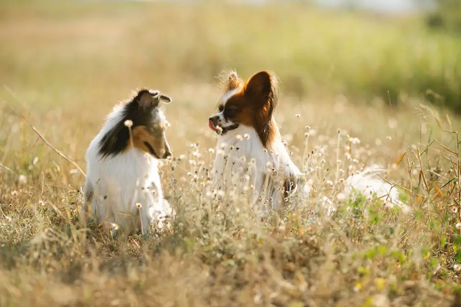 A Cotonpoo dog sitting on a green meadow