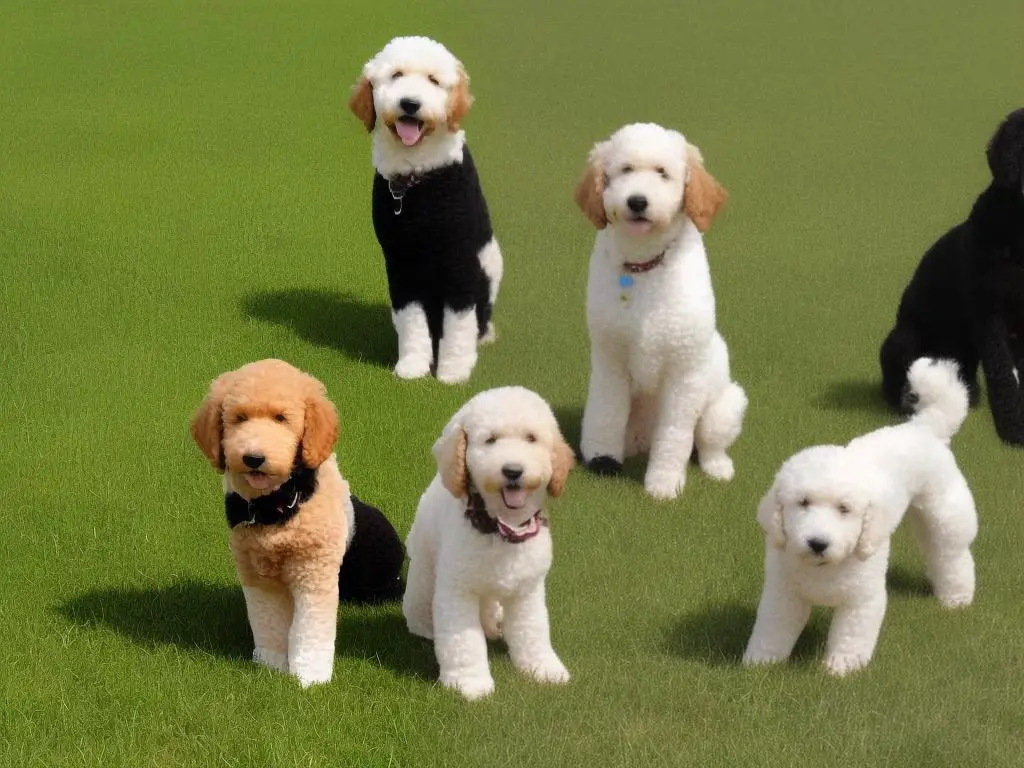 An image of a Double Doodle, a dog breed that is a blend of a Labrador Retriever, a Poodle, and a Golden Retriever.