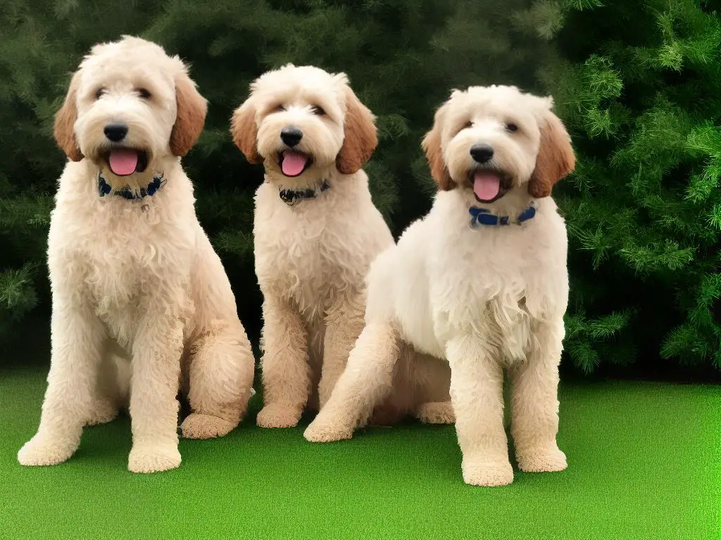 A comparison between Goldendoodles and Double Doodles, showcasing their physical characteristics, temperament, health issues, grooming, exercise, adaptability, and lifestyle.