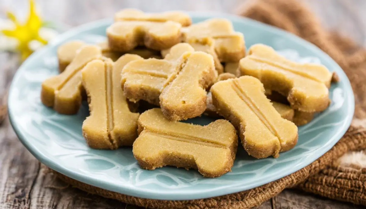 Image of delicious homemade pineapple dog treats