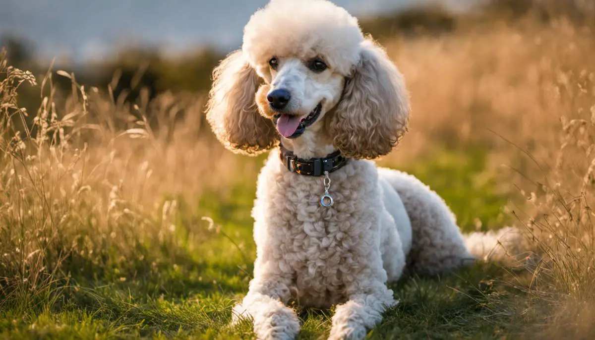 Image of a Poodle showcasing its exceptional intelligence, trainability, and agility abilities.